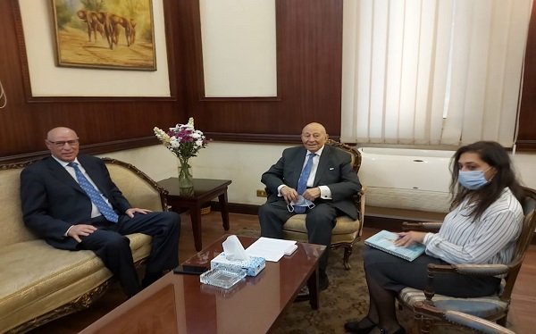  President of the National Council for Human Rights Receives Head of the Arab League Mission 